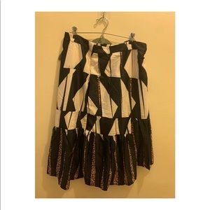 Women’s midi printed skirt